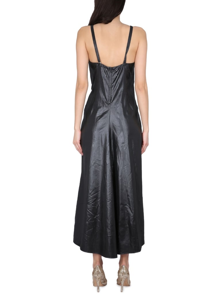moiré polyester dress by Selfnex