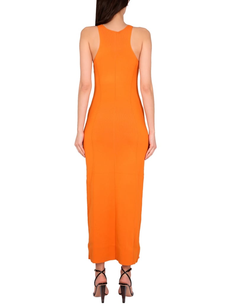 elia dress with front slit by Selfnex
