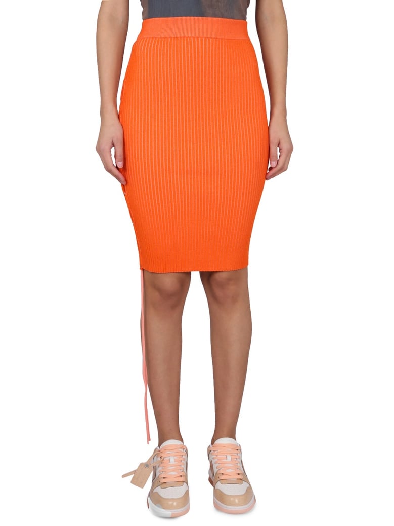cut-out skirt by Selfnex