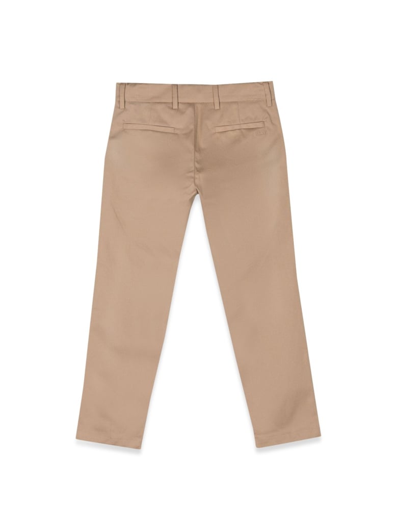 trousers beige cotton blend by Selfnex