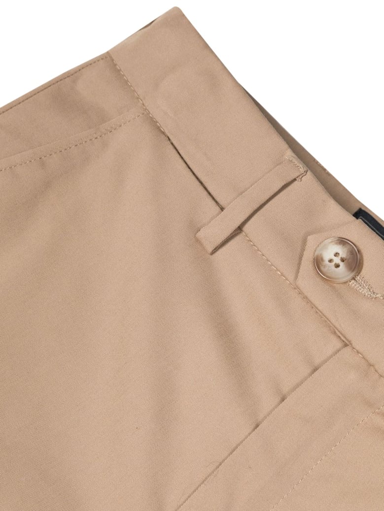 trousers beige cotton blend by Selfnex