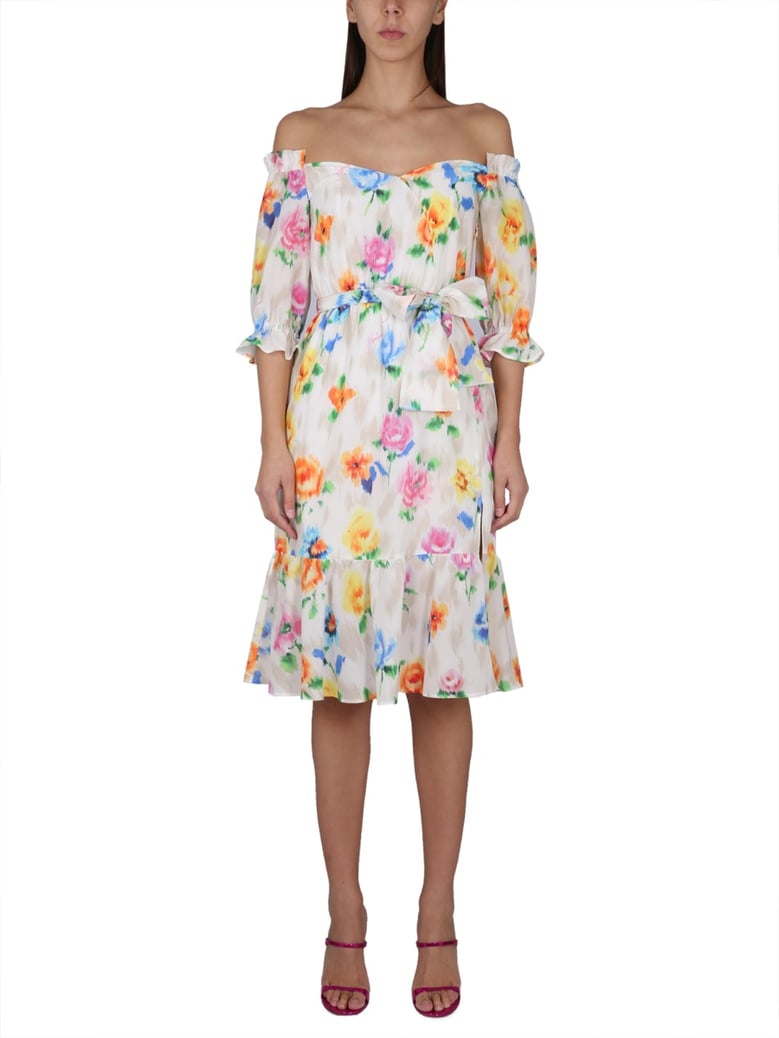 dress with floral pattern by Selfnex