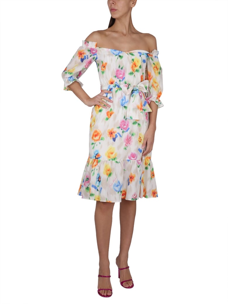 dress with floral pattern by Selfnex