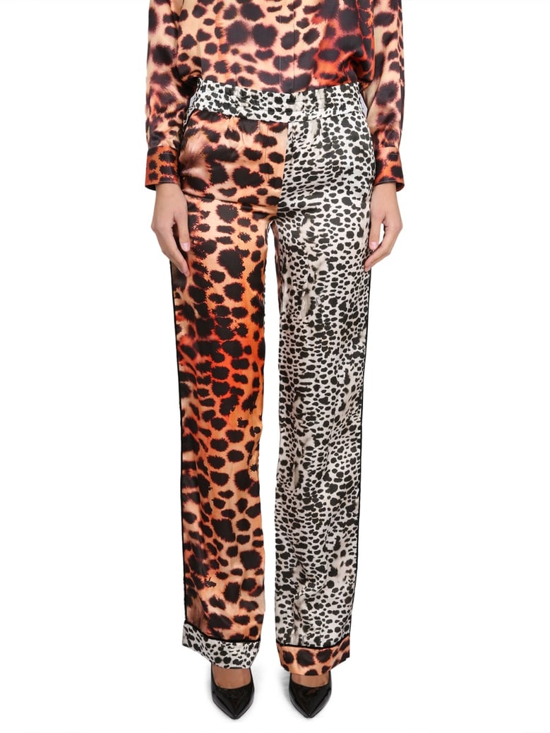 moray eel print pants by Selfnex