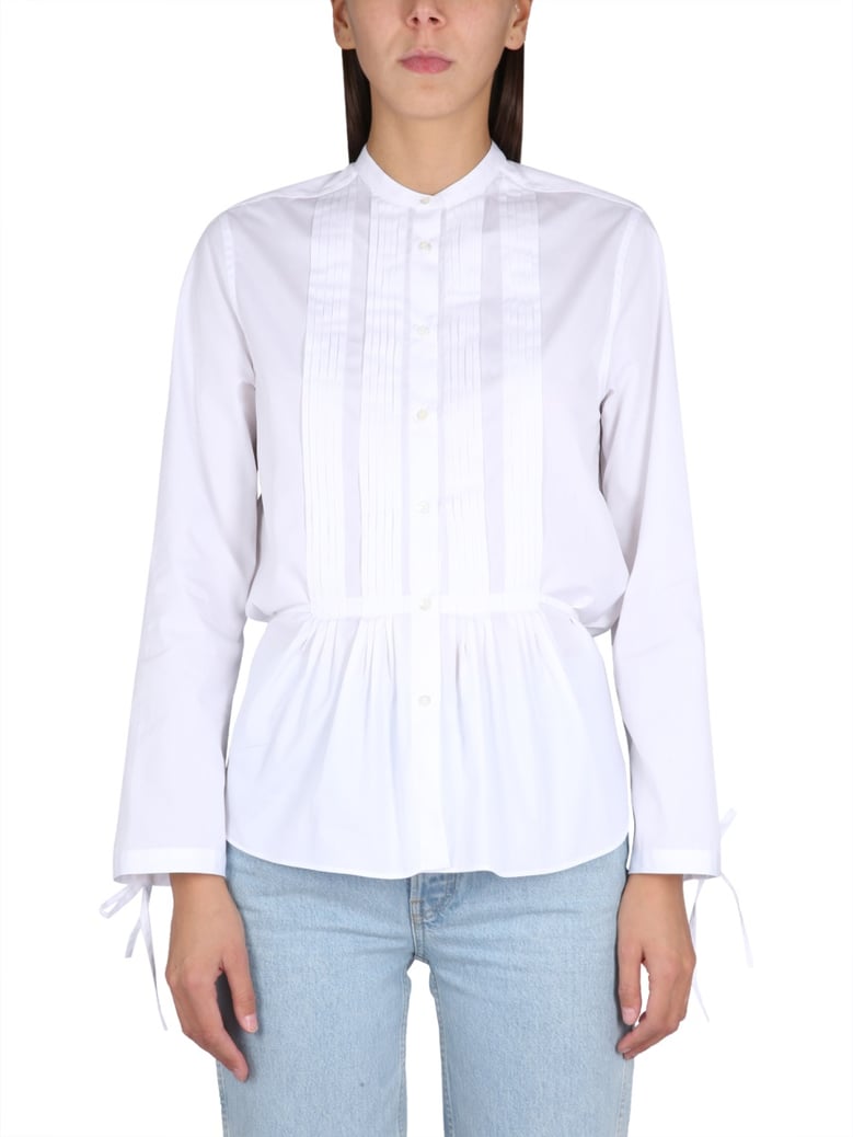 korean collar shirt by Selfnex