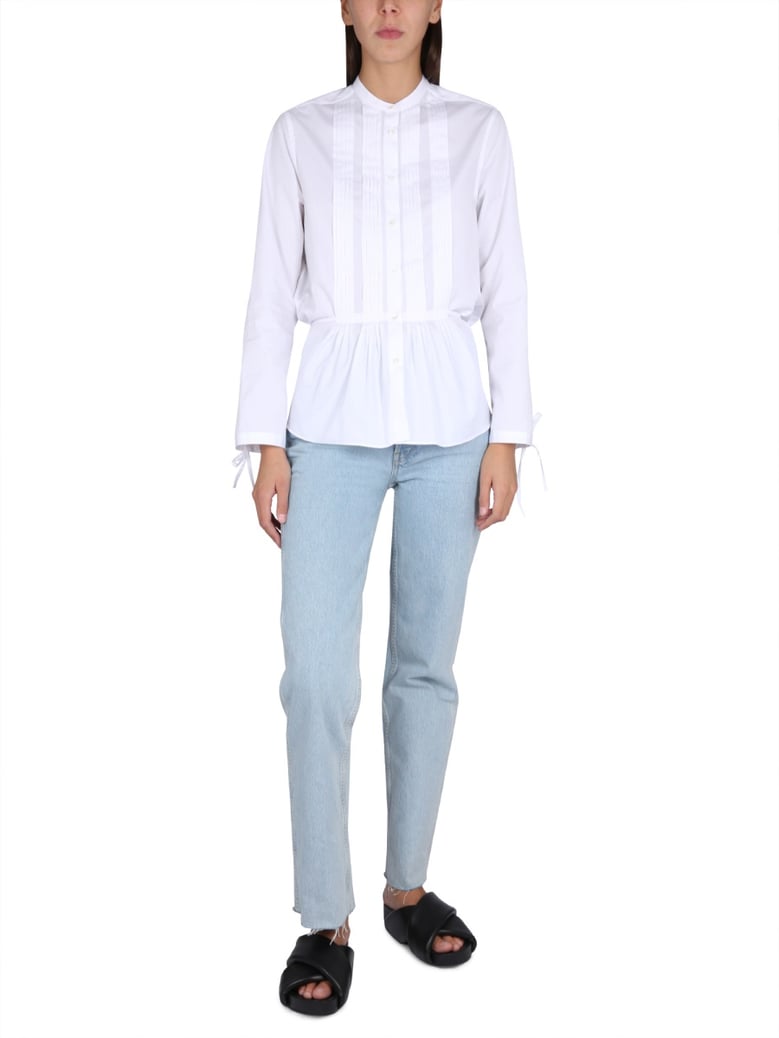 korean collar shirt by Selfnex