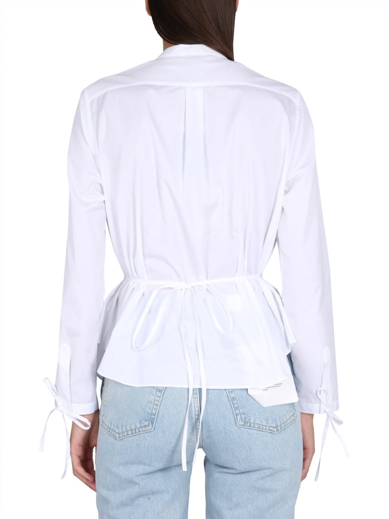 korean collar shirt by Selfnex