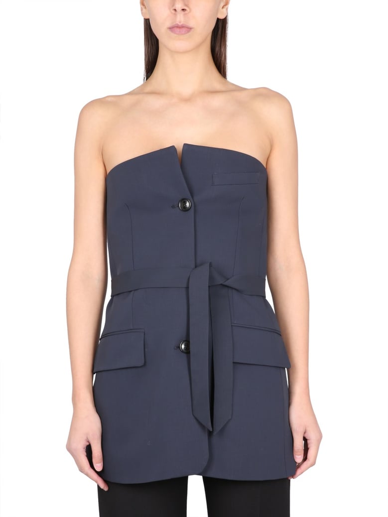 elegant three horn button suit by Selfnex