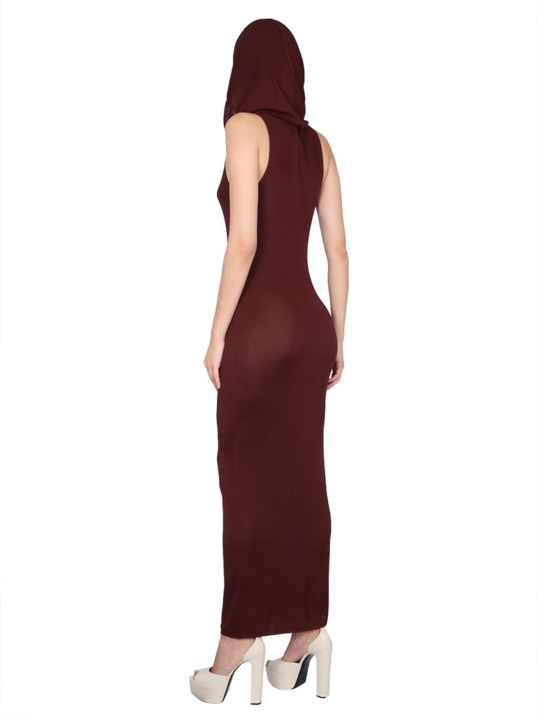 viscose hooded dress by Selfnex