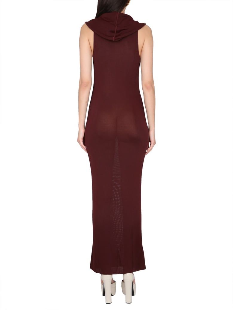 viscose hooded dress by Selfnex