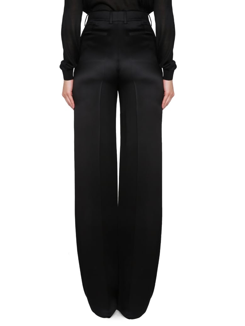 satin flared pants by Selfnex