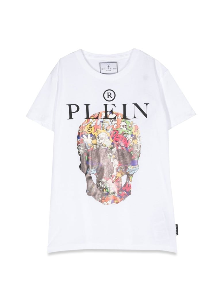 t-shirt maxi skull white by Selfnex