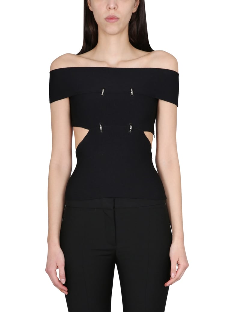 top with cut-out details by Selfnex