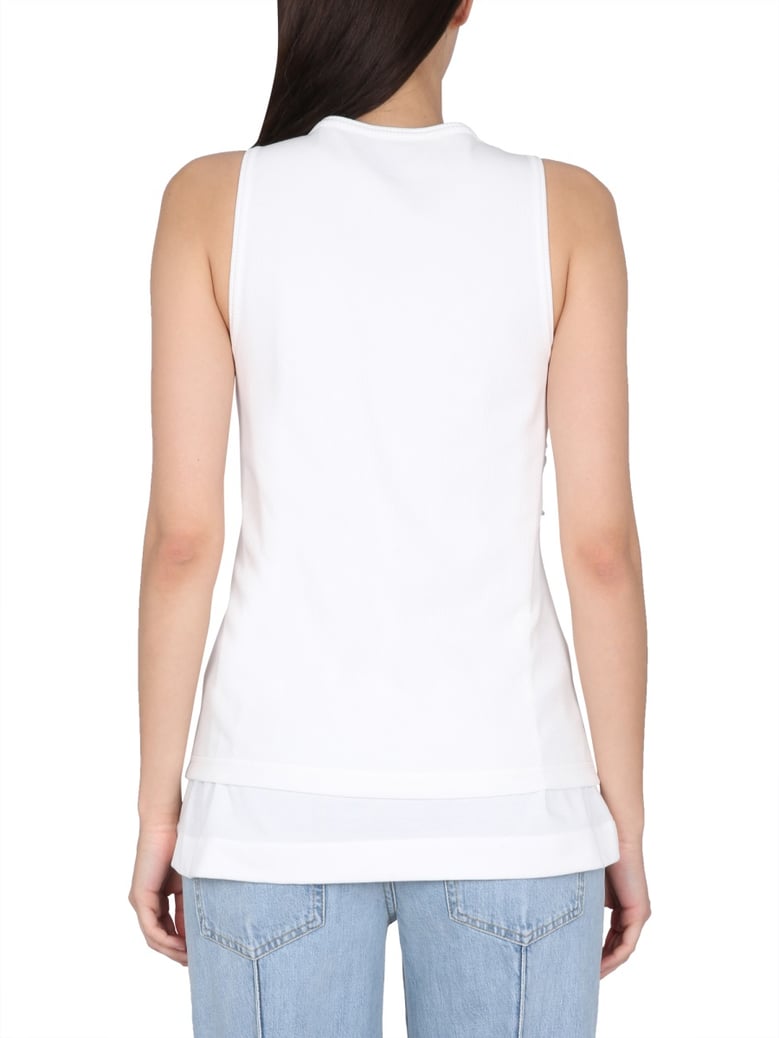 jersey top white by Selfnex