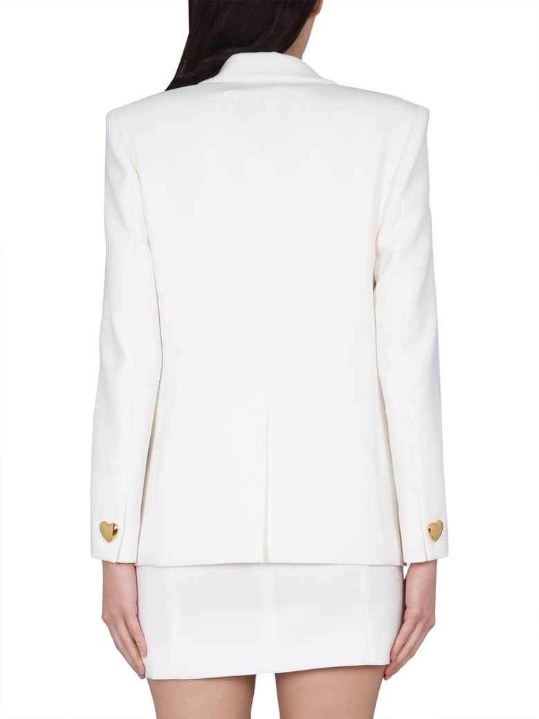 single-breasted jacket with peaked lapels by Selfnex