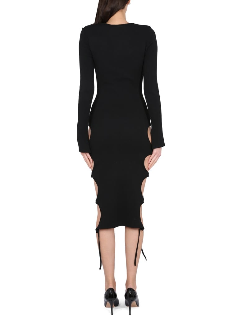 dress with cut-out details by Selfnex