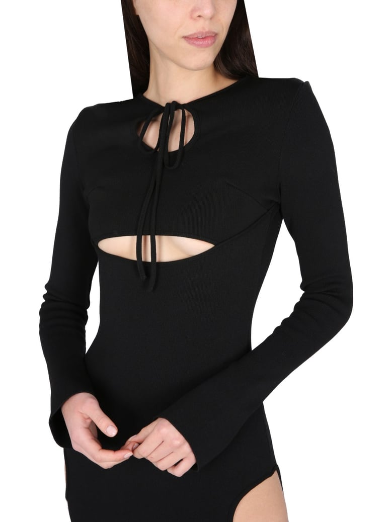 dress with cut-out details by Selfnex