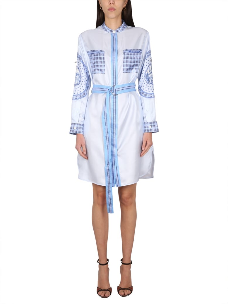 silk chemisier dress by Selfnex