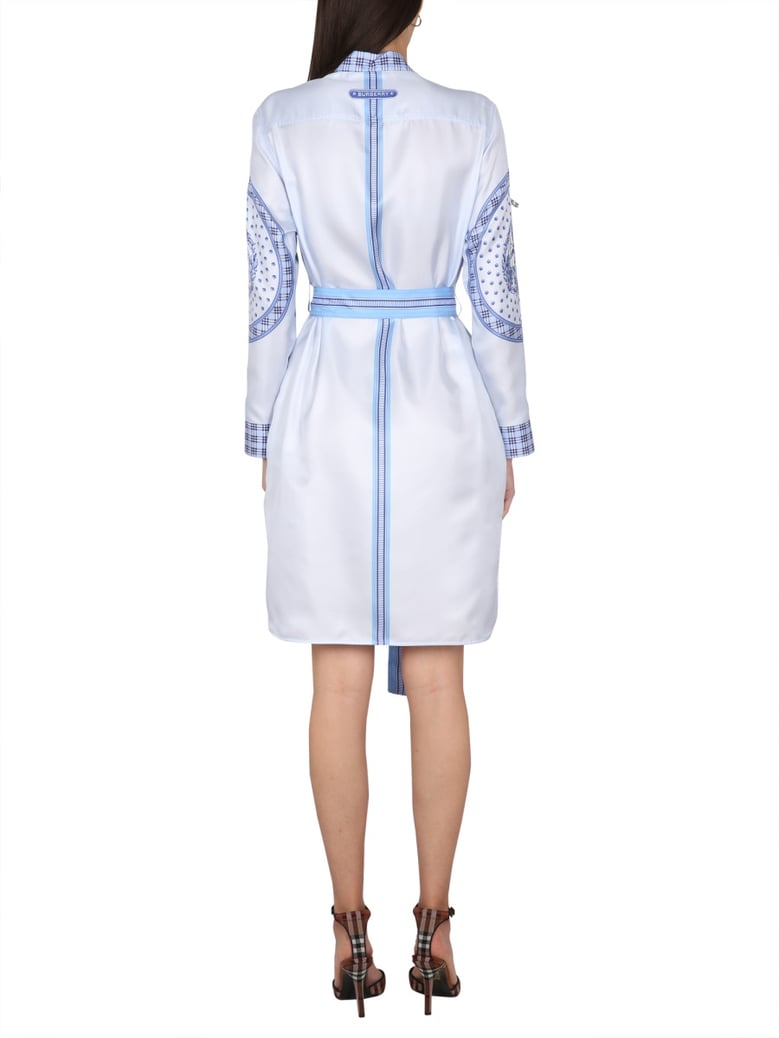 silk chemisier dress by Selfnex