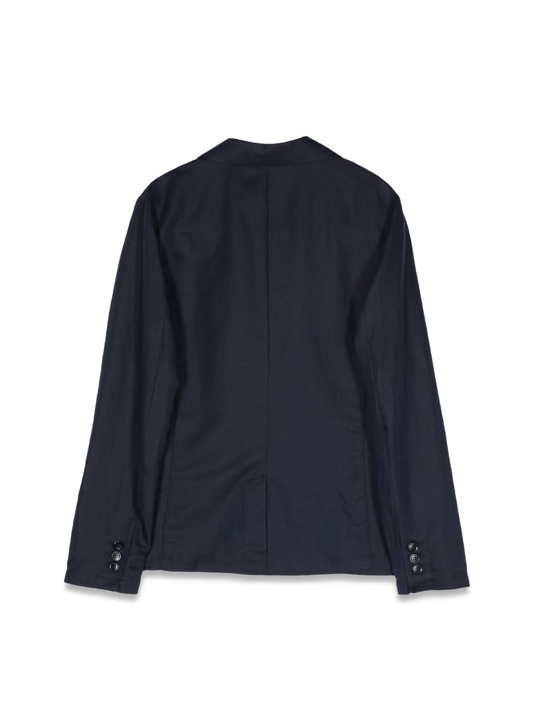 blazer blue cotton-linen by Selfnex