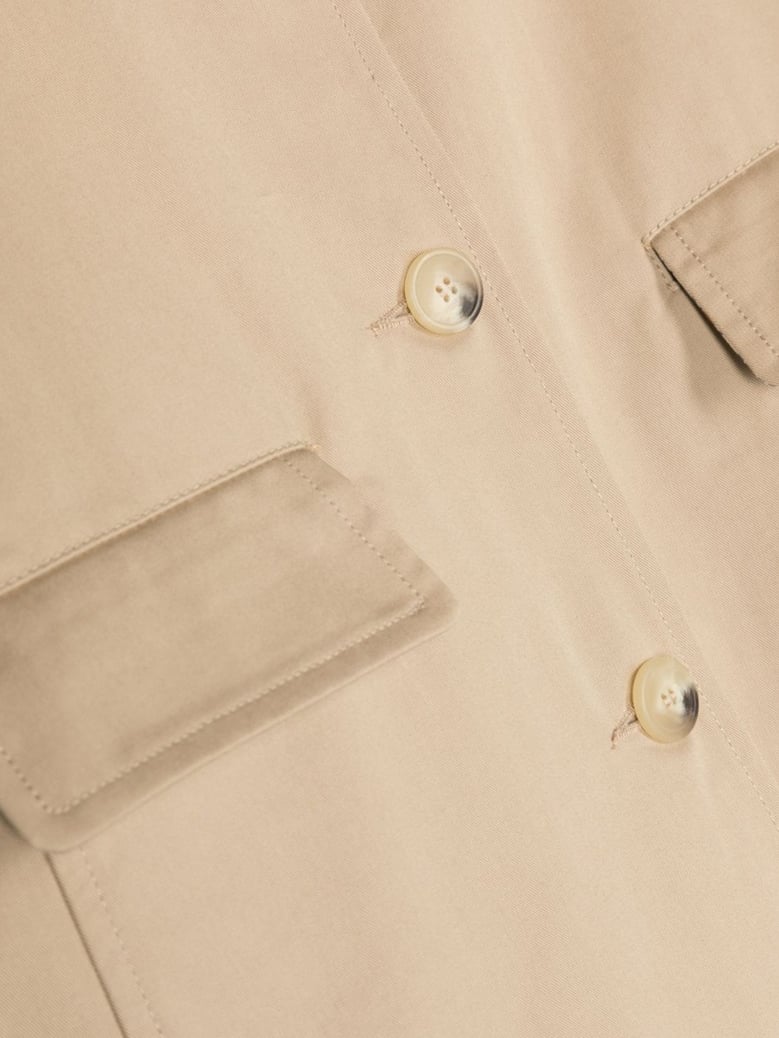 trench coat cotton beige by Selfnex