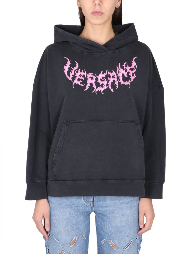 hooded sweatshirt with logo by Selfnex