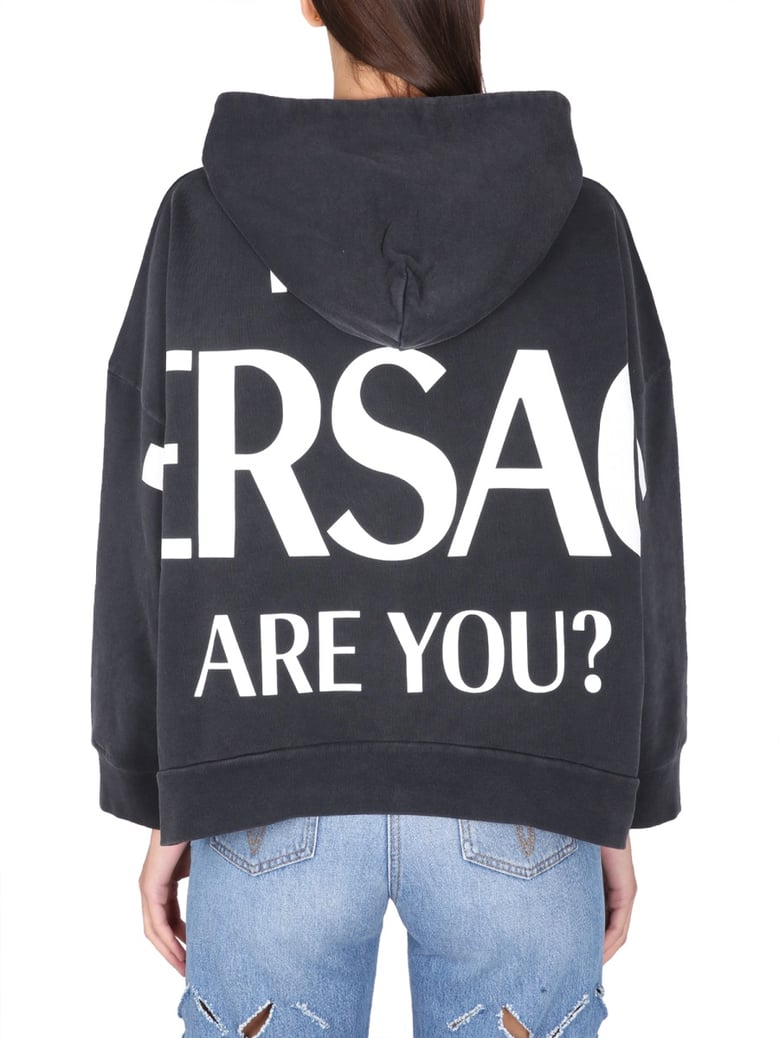hooded sweatshirt with logo by Selfnex