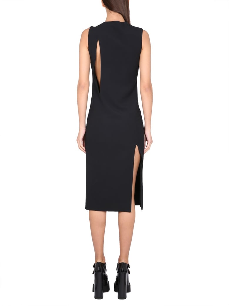 sleeveless midi dress with cutouts by Selfnex