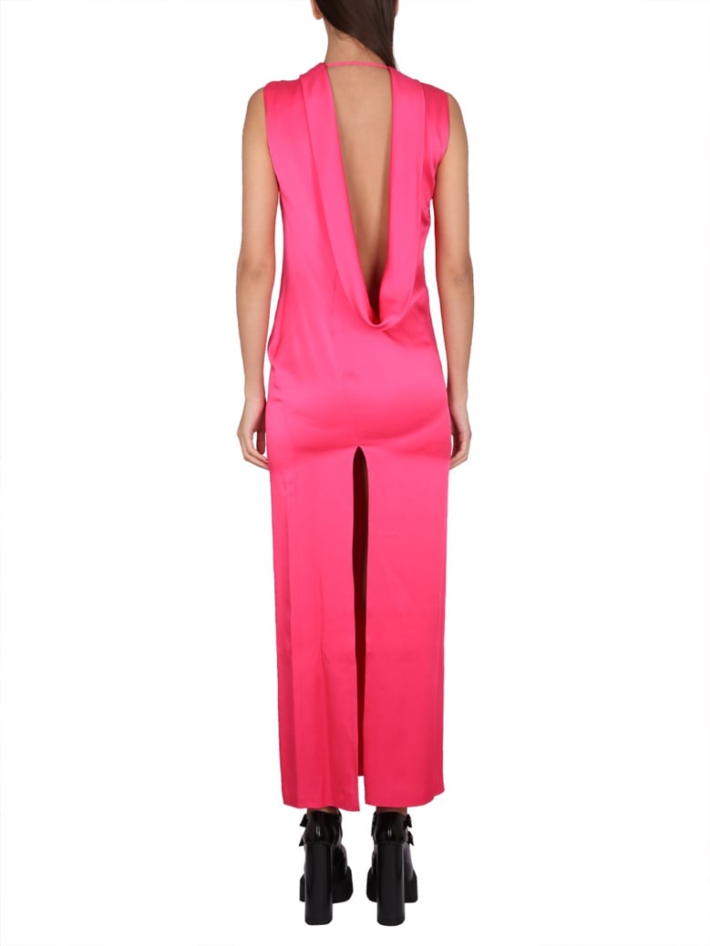 long dress with ring neckline by Selfnex