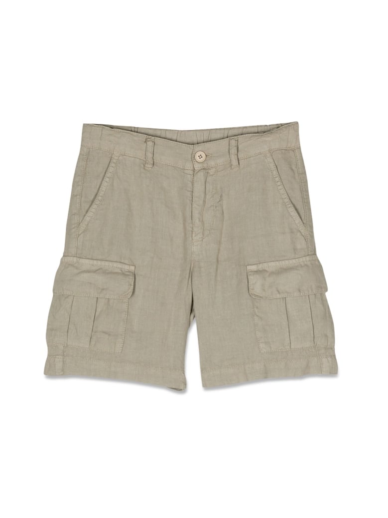 shorts bermuda green linen by Selfnex