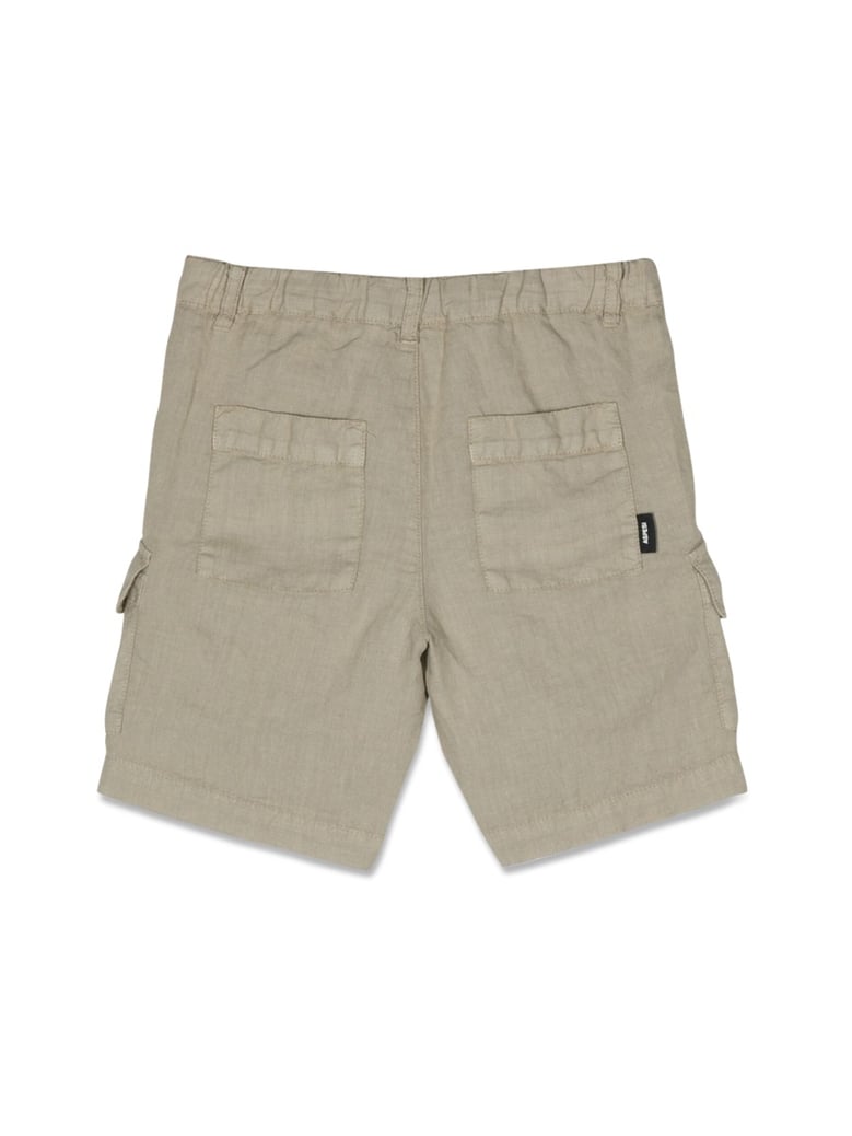 shorts bermuda green linen by Selfnex