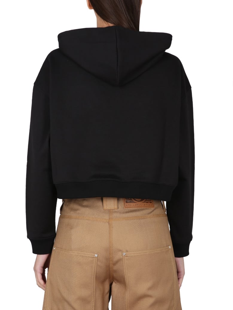 cropped sweatshirt with logo by Selfnex