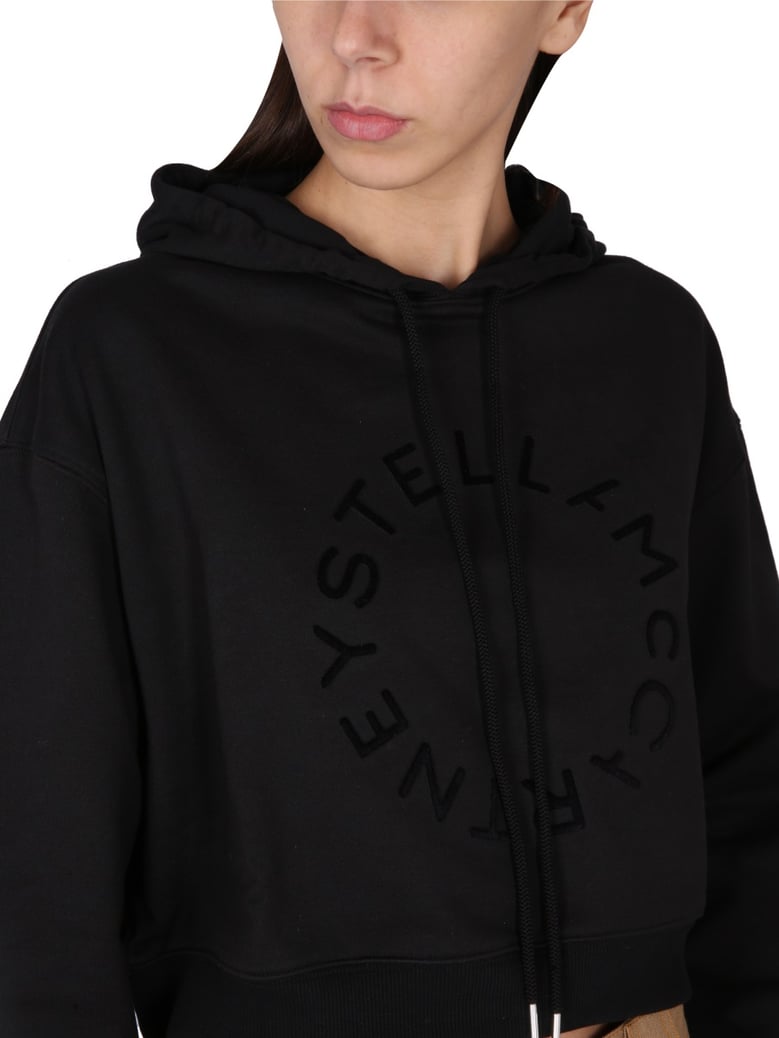 cropped sweatshirt with logo by Selfnex