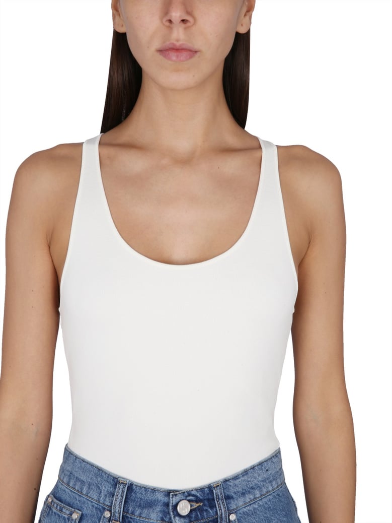compact knit bodysuit by Selfnex