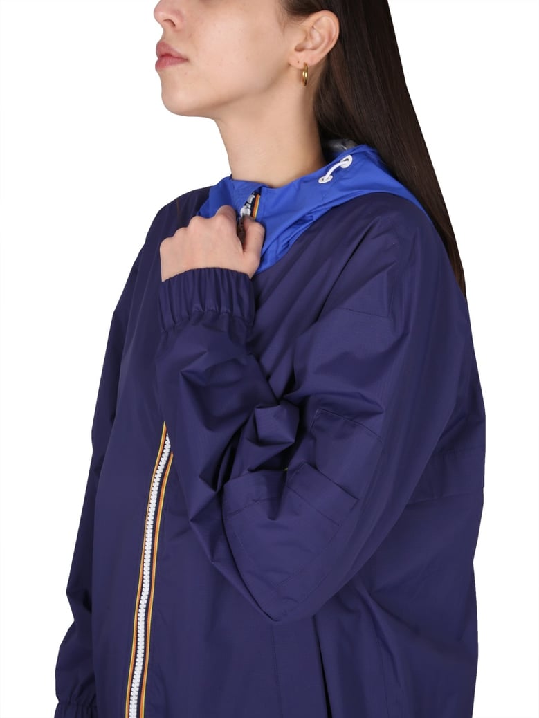 high neck hooded jacket by Selfnex