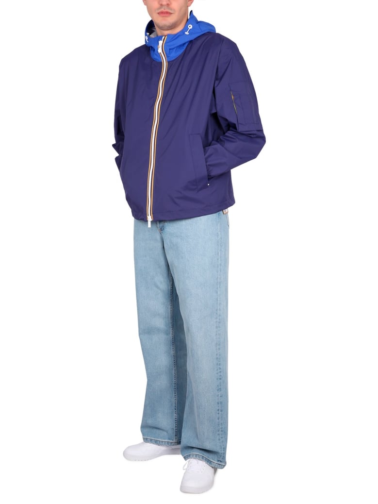 high neck hooded jacket by Selfnex