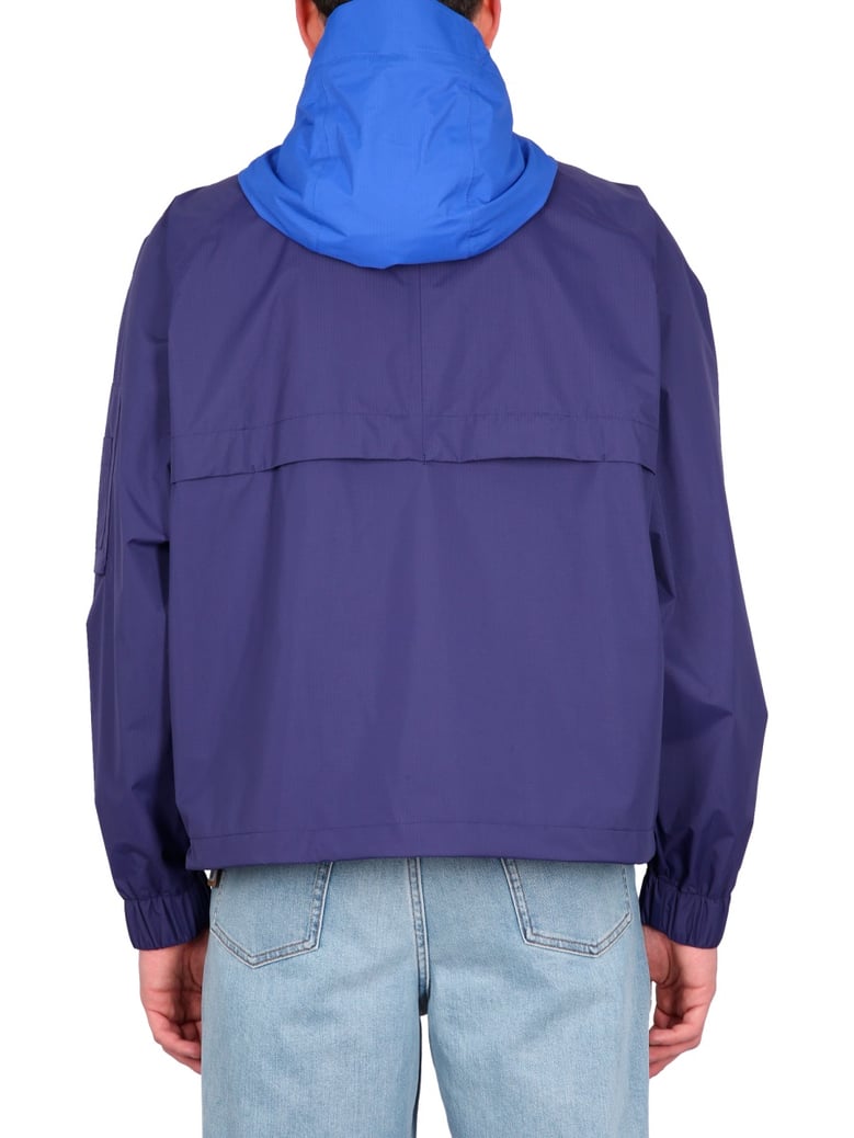 high neck hooded jacket by Selfnex