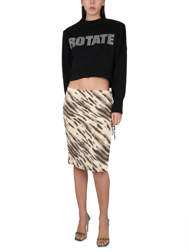 cropped shirt with logo by Selfnex