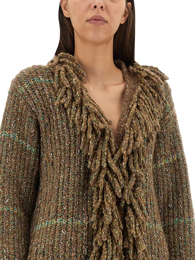 wool blend cardigan by Selfnex