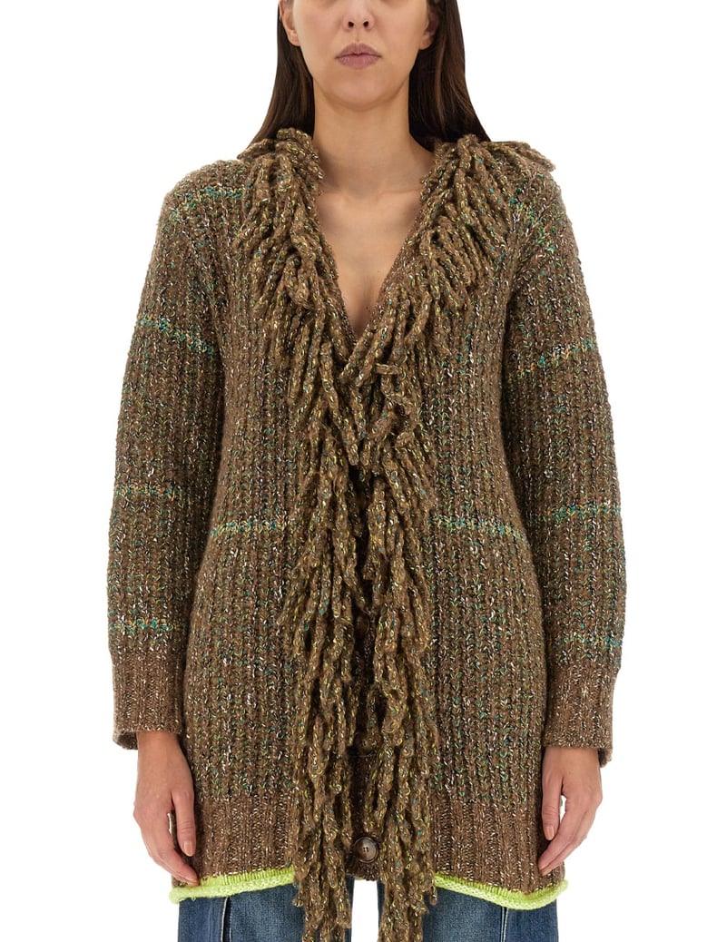 wool blend cardigan by Selfnex