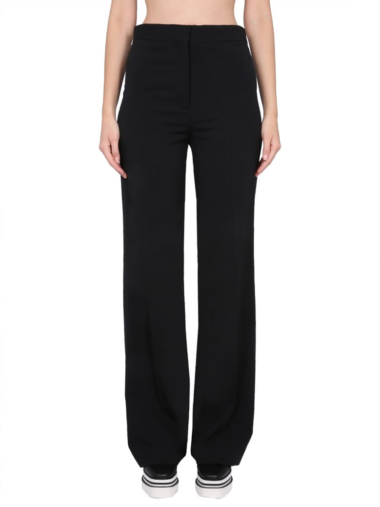 wool pants with zipper closure by Selfnex