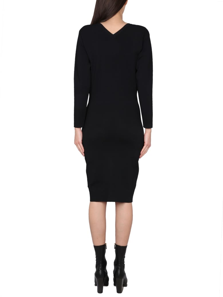 v-neck dress by Selfnex