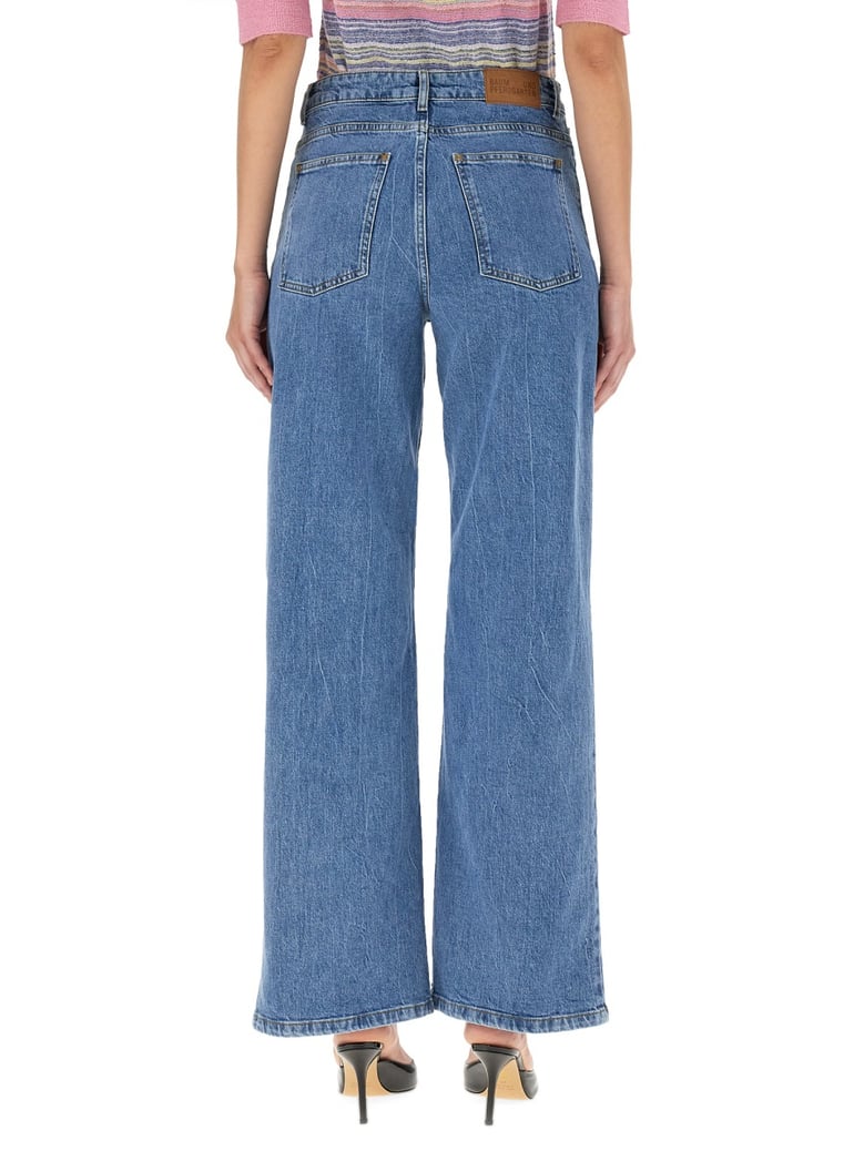 nini jeans with button closure by Selfnex