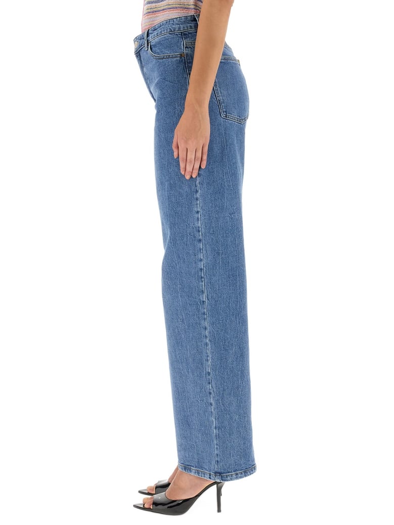 nini jeans with button closure by Selfnex