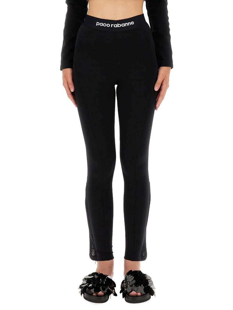trousers with logo black by Selfnex