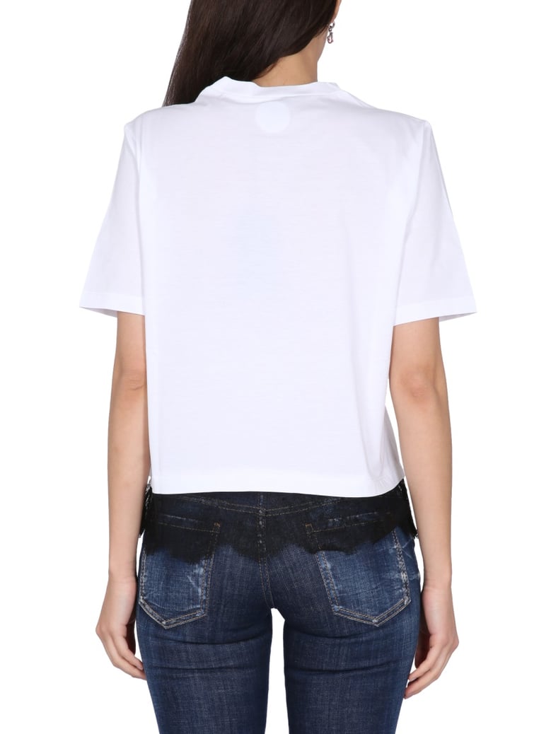 logo cropped t-shirt by Selfnex