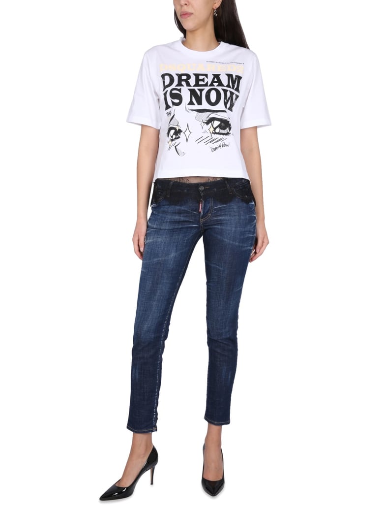 logo cropped t-shirt by Selfnex