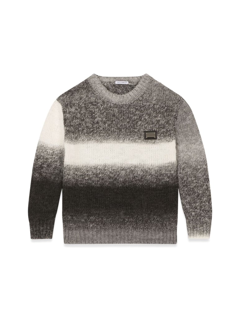 crew neck pullover melange grey by Selfnex