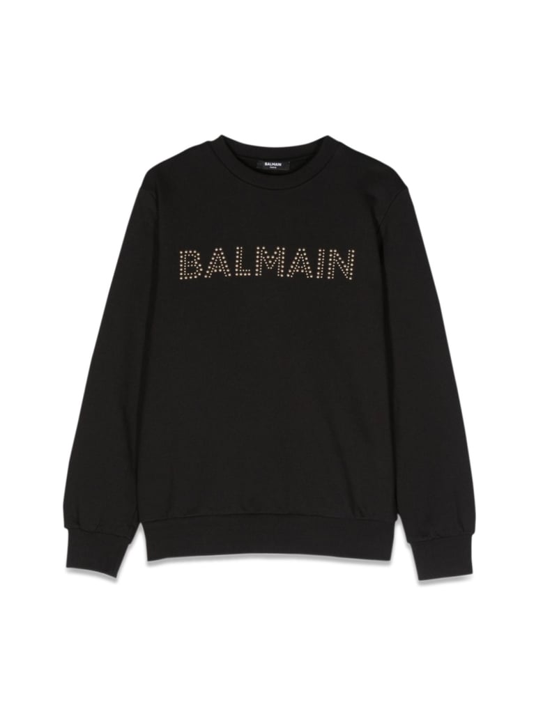 crewneck sweatshirt black by Selfnex