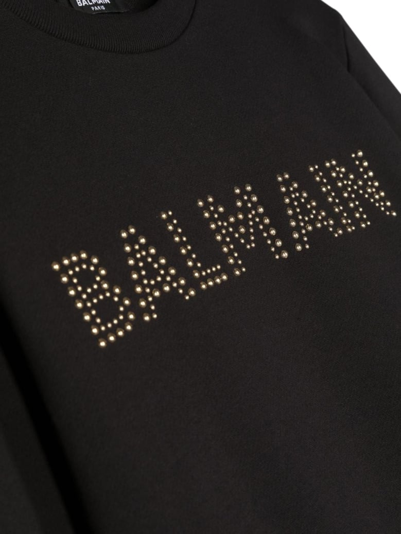 crewneck sweatshirt black by Selfnex